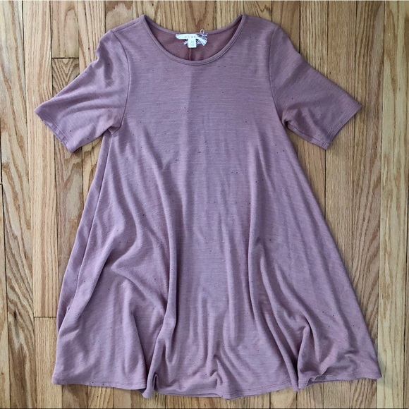 Francesca's Collections Dresses & Skirts - Francesca’s Dusty Pink Swing Dress